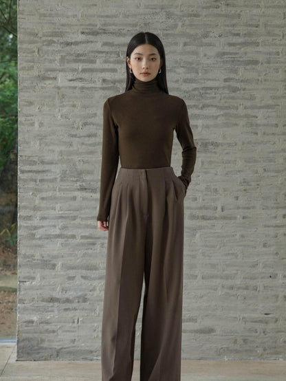 Turtleneck Slim-Fit Sweater | Eliraya Essential for Fall/Winter