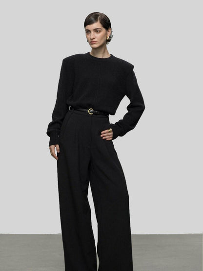 High-Waisted Wide-Leg Casual Pants | Eliraya Perfect for Work and Play