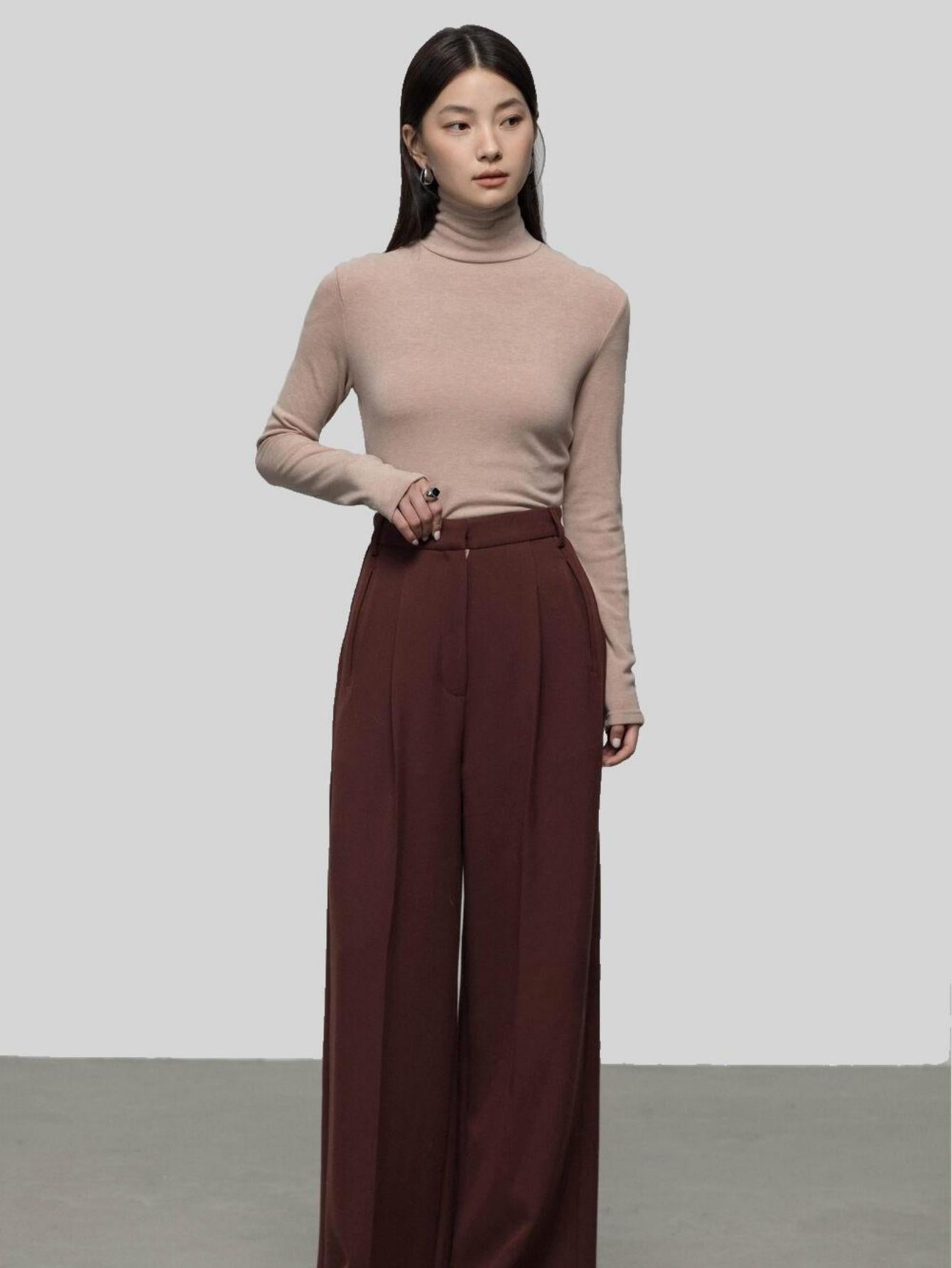 High-Waisted Wide-Leg Casual Pants | Eliraya Perfect for Work and Play