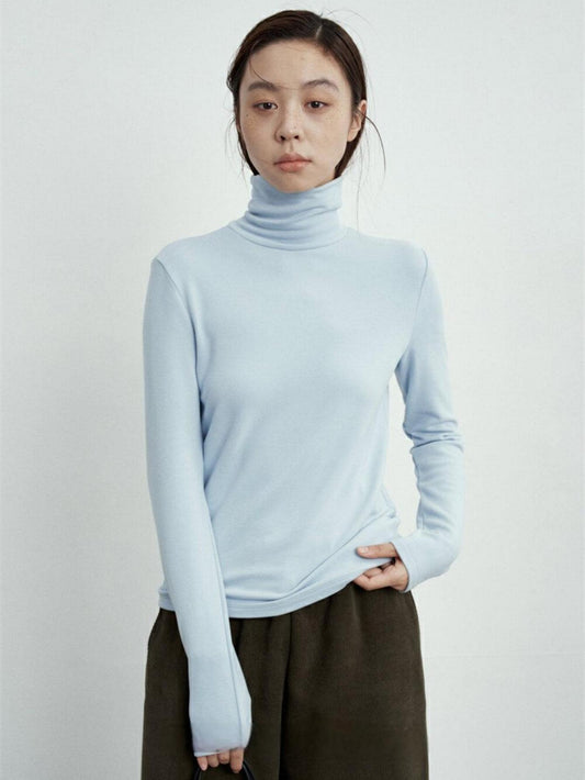 High Neck Fleece Top