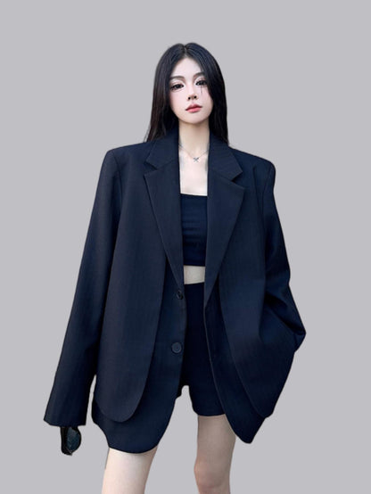 High-End Fake Two-Piece Blazer for Women