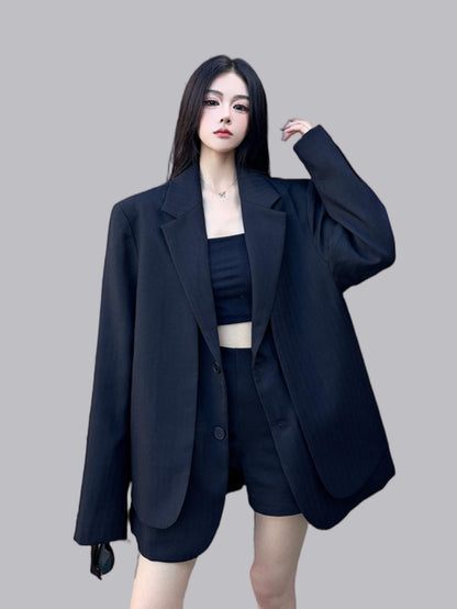 High-End Fake Two-Piece Blazer for Women